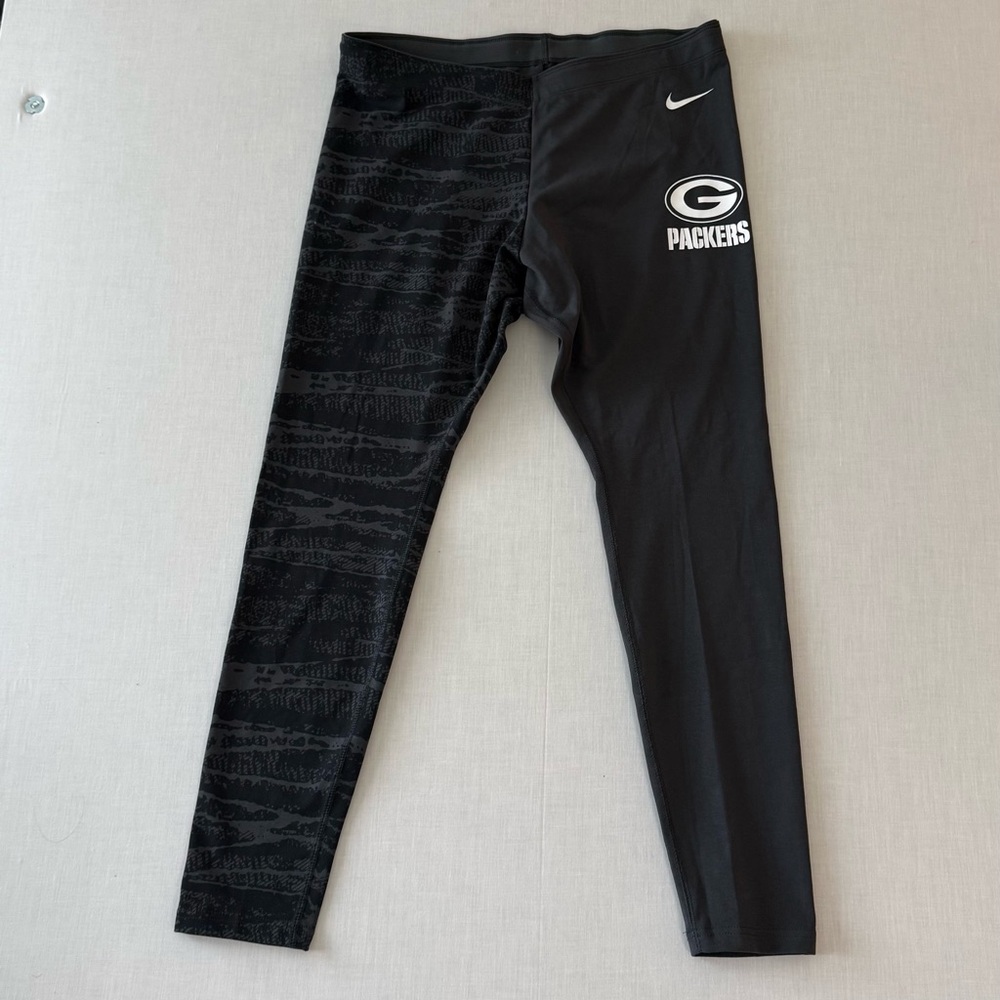 Women’s Nike Green Bay Packers Black Leggings